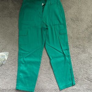Chico's Vibrant Green Cargo Pants